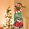 Christmas Snowman Diamond Painting Door Handle Hanging Sign Door Wooden Pendant Kit
