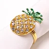Golden Pineapple Rhinestone Catering Napkin Ring