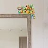 (US Local)Parrot Wooden Diamond Painting Door Topper Right Angle Sign for Party (Right)