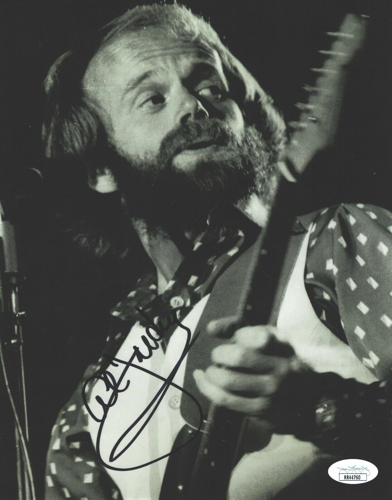 Al Jardine of Beach Boys REAL hand SIGNED Photo Poster painting #2 JSA COA Autographed