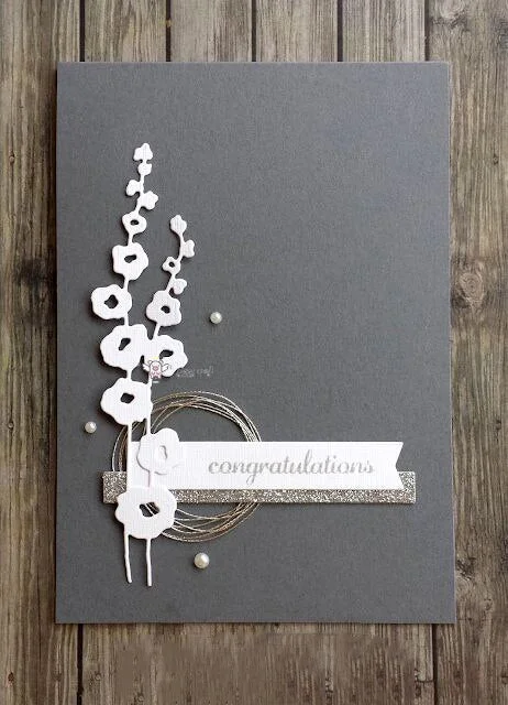 Piggy Craft metal cutting dies cut die mold 2Pcs Flower leaf strip Scrapbook paper craft knife mould blade punch stencils dies 711