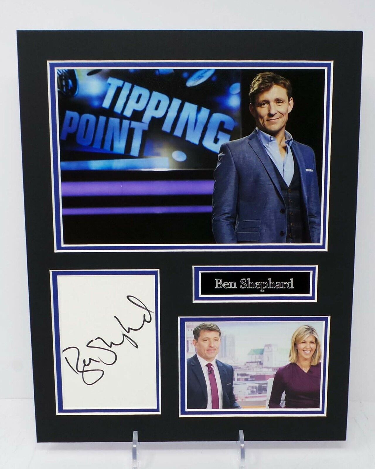 Ben SHEPHARD Tipping Point TV Host Gameshow Signed & Mounted Photo Poster painting AFTAL RD COA