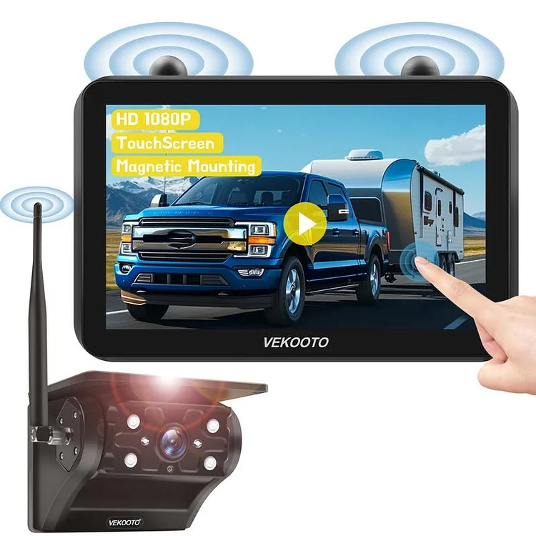 😱Limited Stock-Buy 1 Get 1 Free Only $29.99⚡Magnetic Solar Wireless Backup Camera VK7