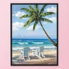 (Stamped/Counted) Beach - 11CT Cross Stitch 46*36cm/18.11*14.17in(Brand)