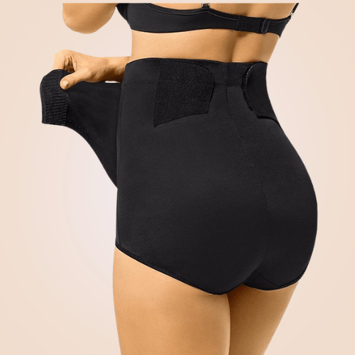 Firm Compression Adjustable Velcro Belly Wrap Postpartum Panty Radinnoo.com