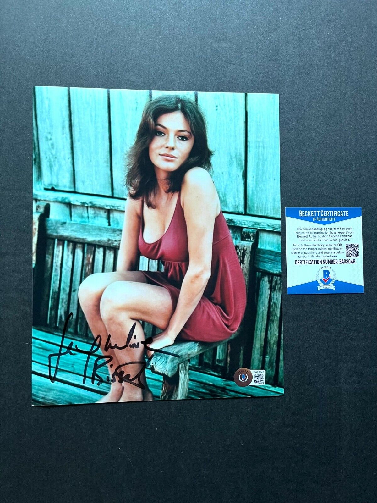 Jacqueline Bisset Hot signed autographed classic Sexy 8x10 Photo Poster painting Beckett BAS Coa