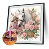 Pferd - speziell geformte Diamantmalerei - 30*30cm