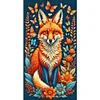 (Big Size)Fox - 14CT Stamped Cross Stitch - 40*70cm - Animal