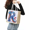 Diamond Painting Dinosaur Handmade Top-handle Handbag
