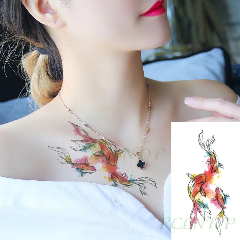 Waterproof Temporary Tattoo Sticker black machine gun tatto flash tatoo fake tattoos for men women