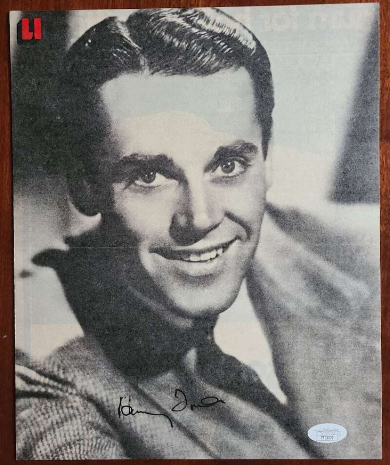 Henry Fonda JSA Coa Signed 9x12 Photo Poster painting Autograph