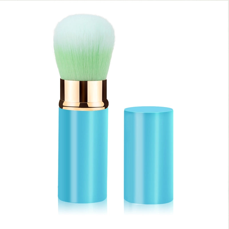 New Portable Makeup Brush Telescopic Brush Nail Powder Dust Brush Travel Blush Brush Single Makeup Tool