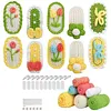 Hair Clip Crochet Starter Kits with Step-by-Step Video Tutorials, Gift Home Decoration