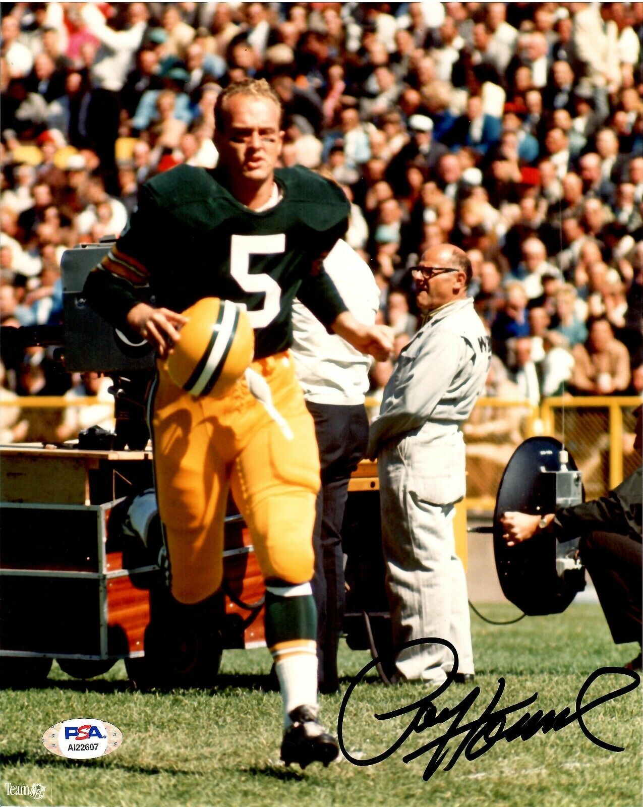 Paul Hornung autographed signed 8x10 Photo Poster painting NFL Green Bay Packers PSA COA