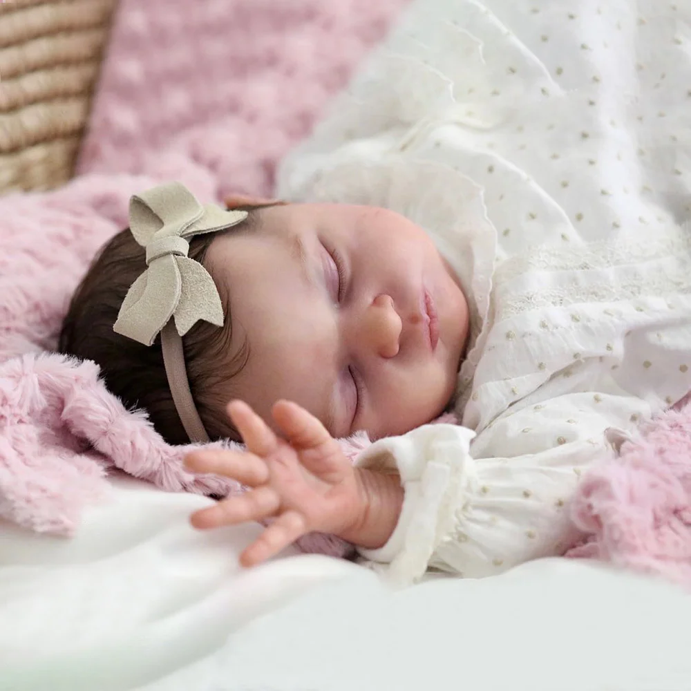 [New 2024] 20" Cute Realistic Handmade Sleeping Rimer Girl Reborn Baby Doll Play with Children -Creativegiftss® - [product_tag] RSAJ-Creativegiftss®