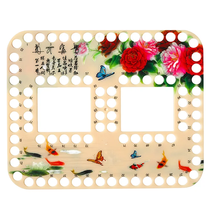 Embroidery Floss Organizer Plastic Cross Stitch Thread Holder 20 Positions Embroidery  Thread Storage Tool