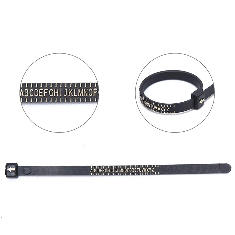Measuring Finger Standard Ring Sizer US/Europe/UK Tape Ruler Jewelry Accessory Finger Size Measure Gauge Tool
