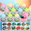 12 œufs de Pâques avec mini jouets de voiture