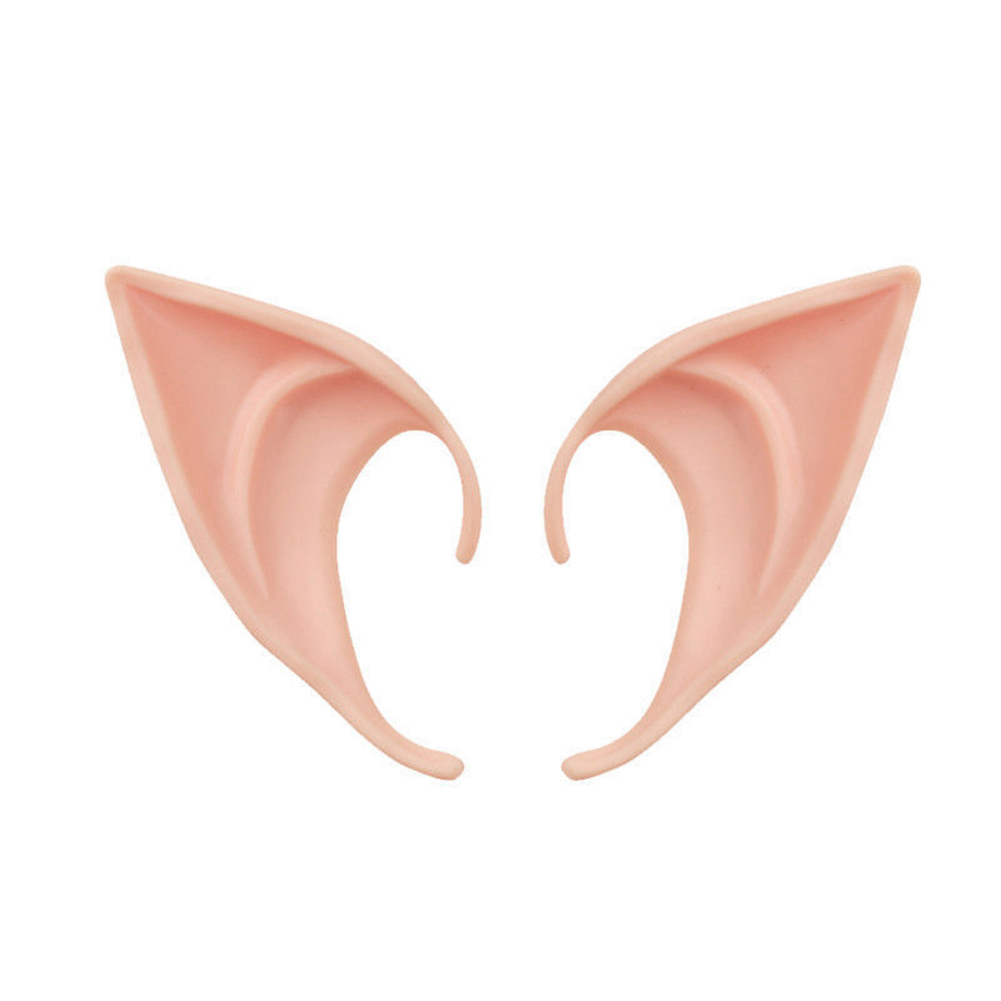 Halloween Latex Elf Ear Simulation Harmless Prop Angel Cosplay Tool (Short)