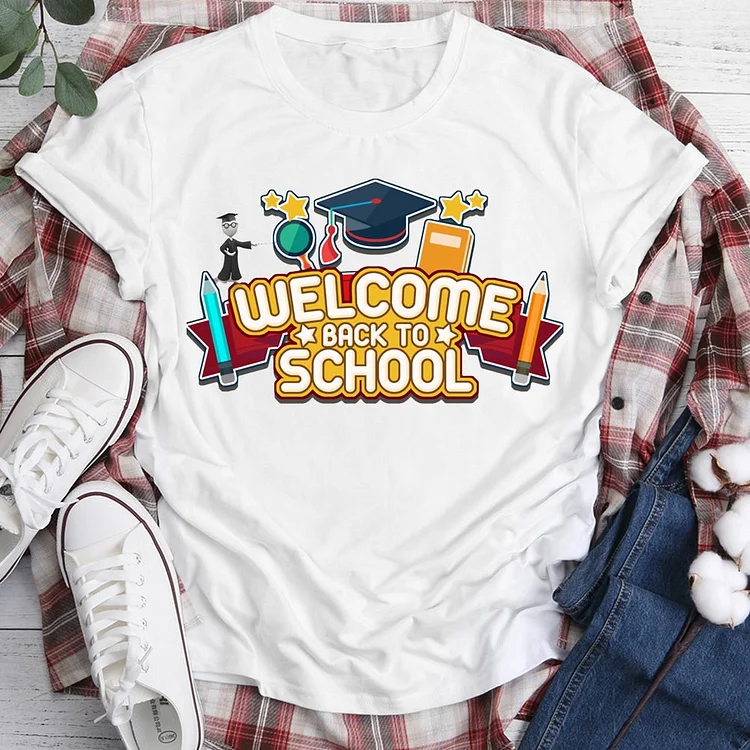 Welcome Back To School T-shirt Design,back,to,school back,to