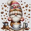 (Multi-Style) Coffee Gnome-11CT Stamped Cross Stitch 40*40cm