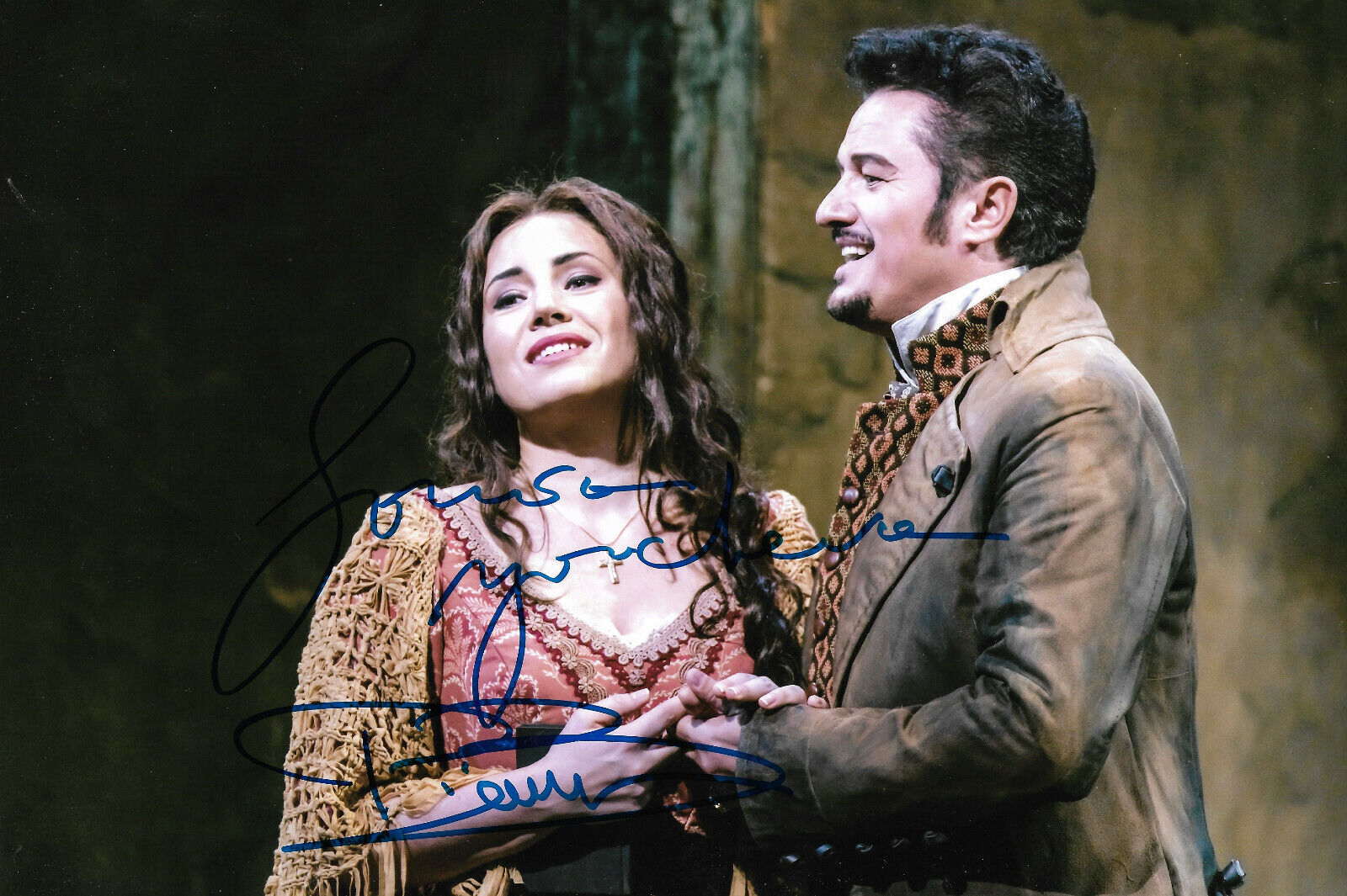 Sonya Yoncheva & Piotr Beczala Opera signed 8x12 inch Photo Poster painting autographs