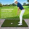 [US Local Warehouse] 5x5ft Thickening Golf Mat 35mm Artificial Hitting Training Mat Gifts for Men Dad