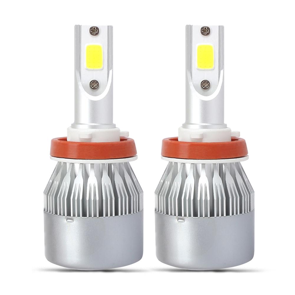 

2pcs LED Car Light Bulbs H11 36W 8000K COB Auto Headlight Fog Lamp Bulbs, 9005, 501 Original