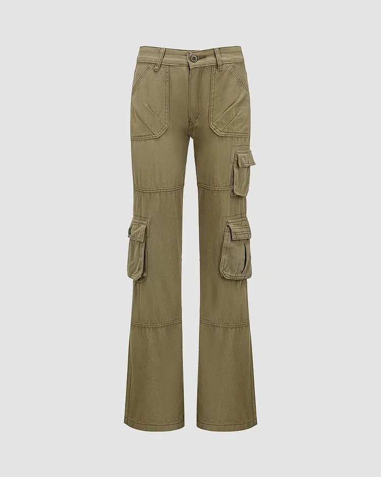 Wilderness Flame Belted Cargo Pants