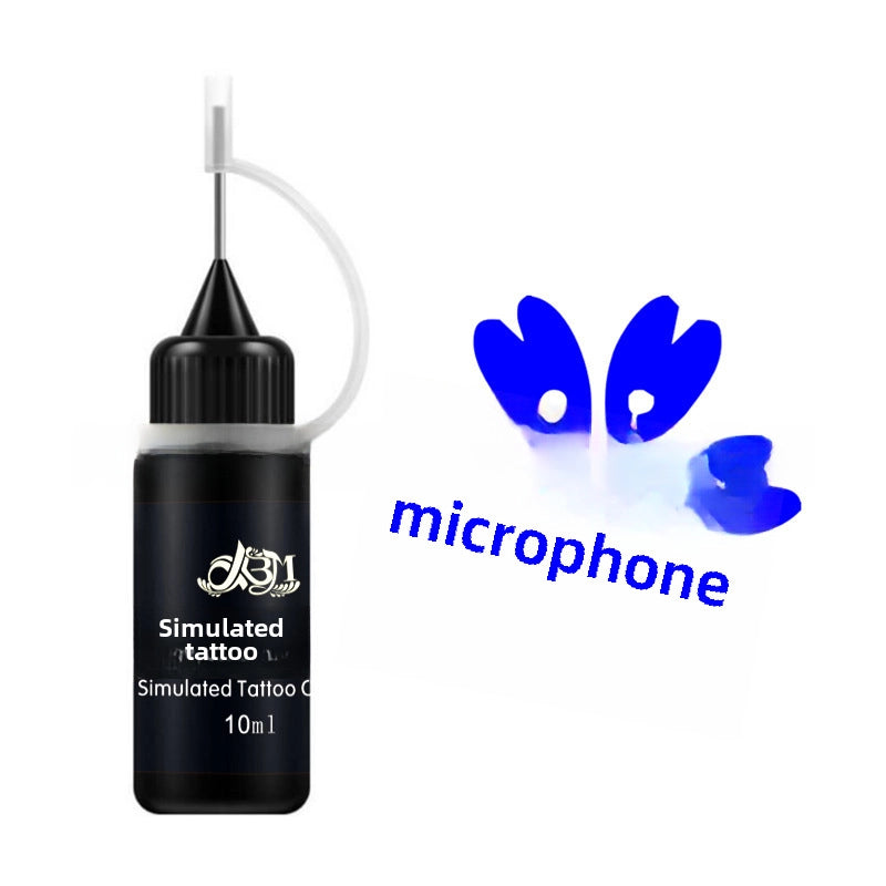 Hand-painted Pigment Color Black Henna Paste Tattoo Juice Paste Jagua Plant Paste Hollow Template