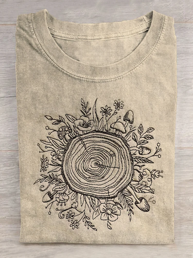 Wild Bloom Inspirational Art Print T-shirt