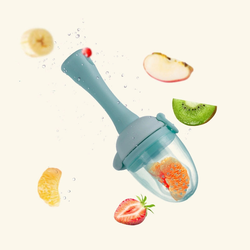 Fashion Cute Geometric Baby Food Fruit Vegetable Molar Rod Supplement Push Bite