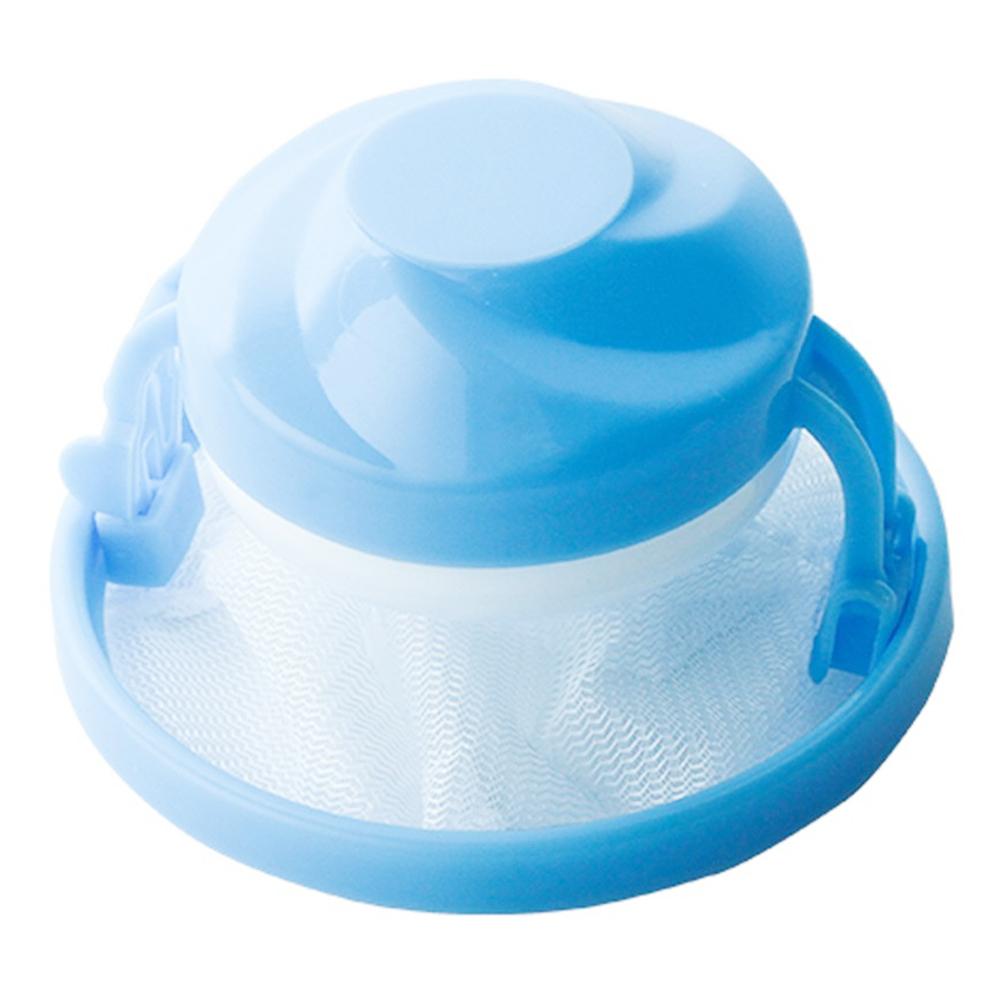 

Household Home Floating Lint Hair Catcher Mesh Pouch Washing Cleaning Ball, Blue, 501 Original