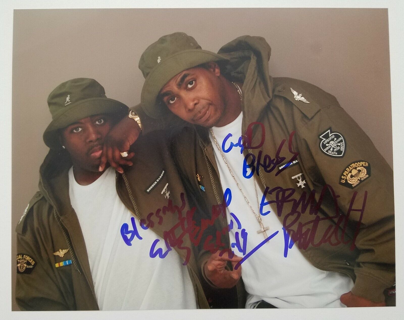 EPMD Signed 8x10 Photo Poster painting Erick Sermon & PMD Parrish Smith Hip Hop Rap LEGENDS RAD