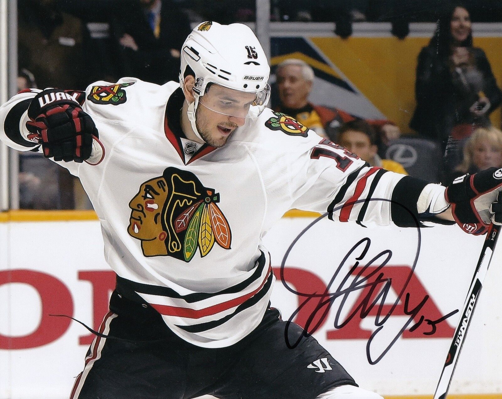 ARTEM ANISIMOV signed (CHICAGO BLACKHAWKS) autograph HOCKEY 8X10 Photo Poster painting W/COA #1