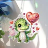 >SALE<5D DIY Diamond Painting Dots Pendant Cute for Garden Window Decor (Crocodile)