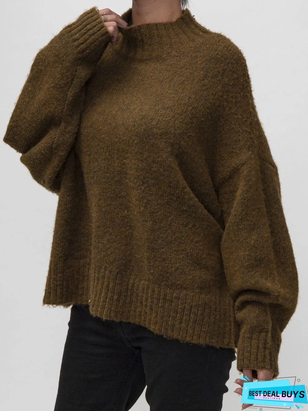 Brown Knitted Sweater