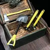 YFGXFXF 1/10 RC Car Scale Accessories Simulation Metal Hammer Axe Shovel Pickaxe for TRX4 Axial SCX10 RC4WD Tamiya CC01 D90 90046 1/10 RC Crawler