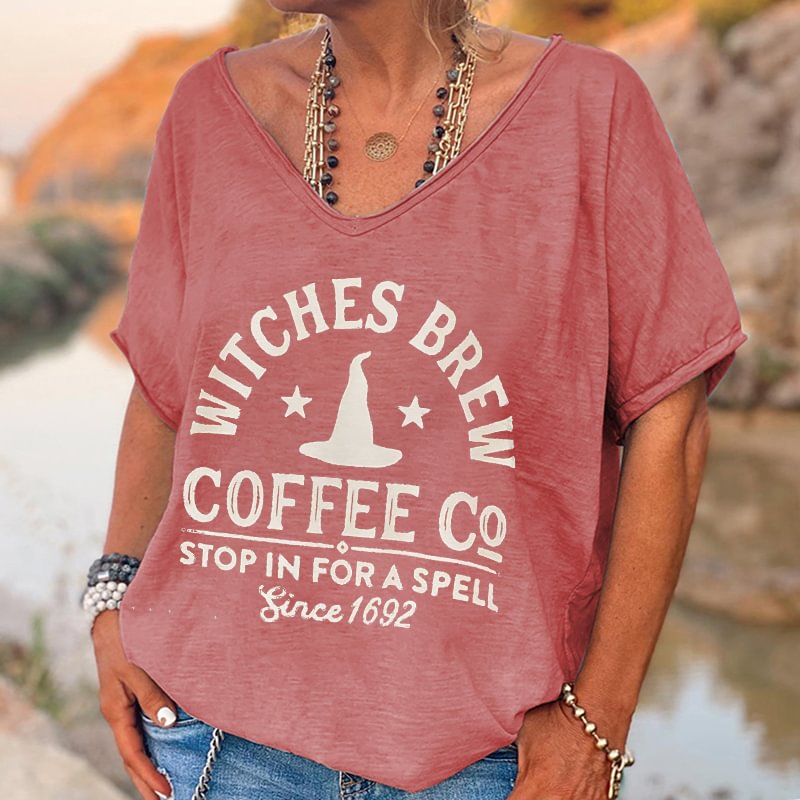 Witches Brew Coffee Co Printed Women's T-shirt