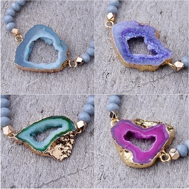 Fashion Geometric Agate Bracelets