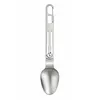 Portable Folding Tableware Hollow Handle Design for Outdoor Travel Camping