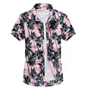 Gioiacombo&trade; Camicia a maniche corte da uomo estiva Camo Beach Vacation