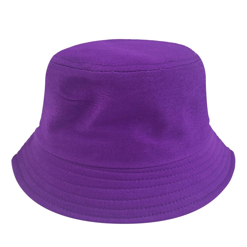 Solid Color Fisherman Hat Solid Color Light Board Pure Cotton Basin Hat Female