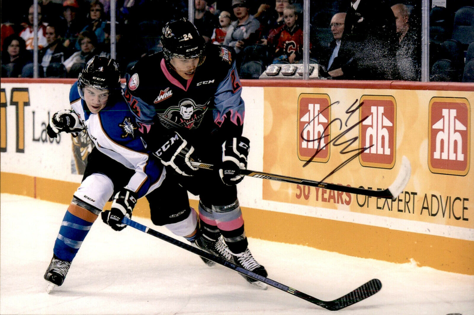 Cale Fleury SIGNED 4x6 Photo Poster painting KOOTENAY ICE / SEATTLE KRAKEN #3