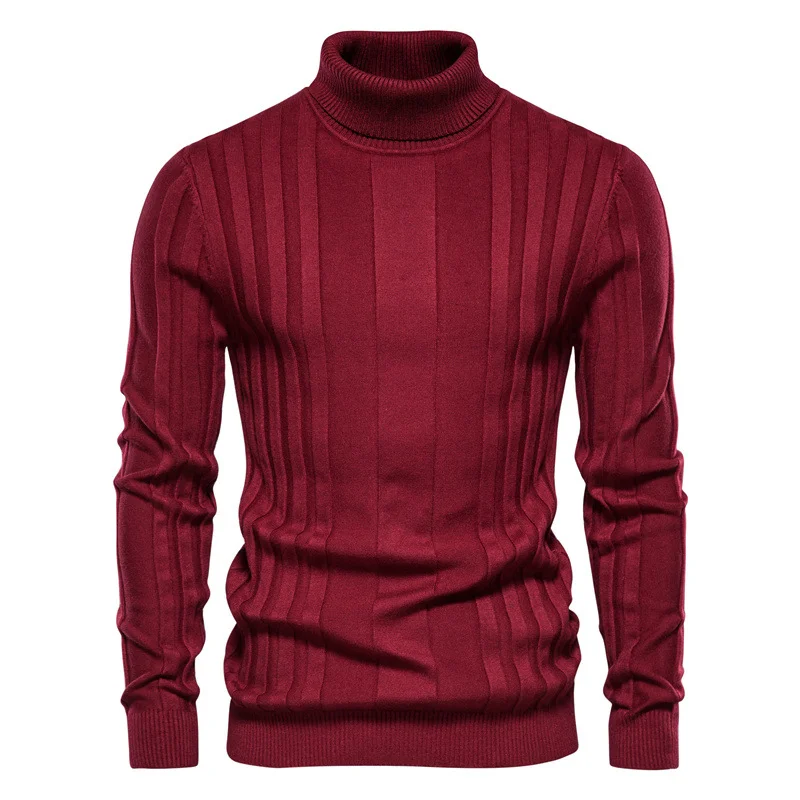 Men's turtleneck sweater bottoming shirt