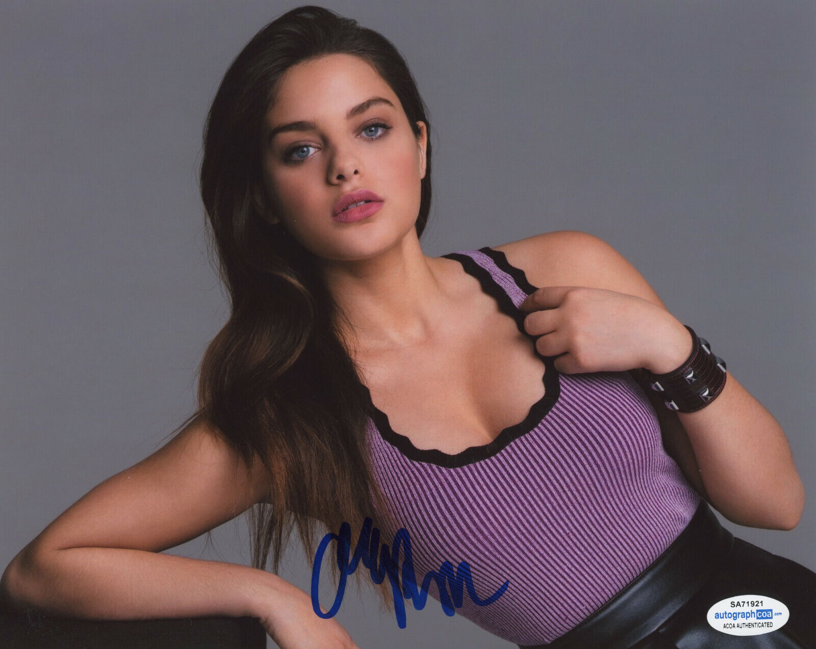 *SEXY* ACTRESS ODEYA RUSH SIGNED 8x10 Photo Poster painting #2 THE GIVER / LADY BIRD ACOA COA