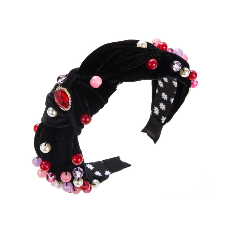 Women’s Casual Vacation Classic Style Color Block Alloy Rhinestone Glass Inlay Rhinestones Hair Band