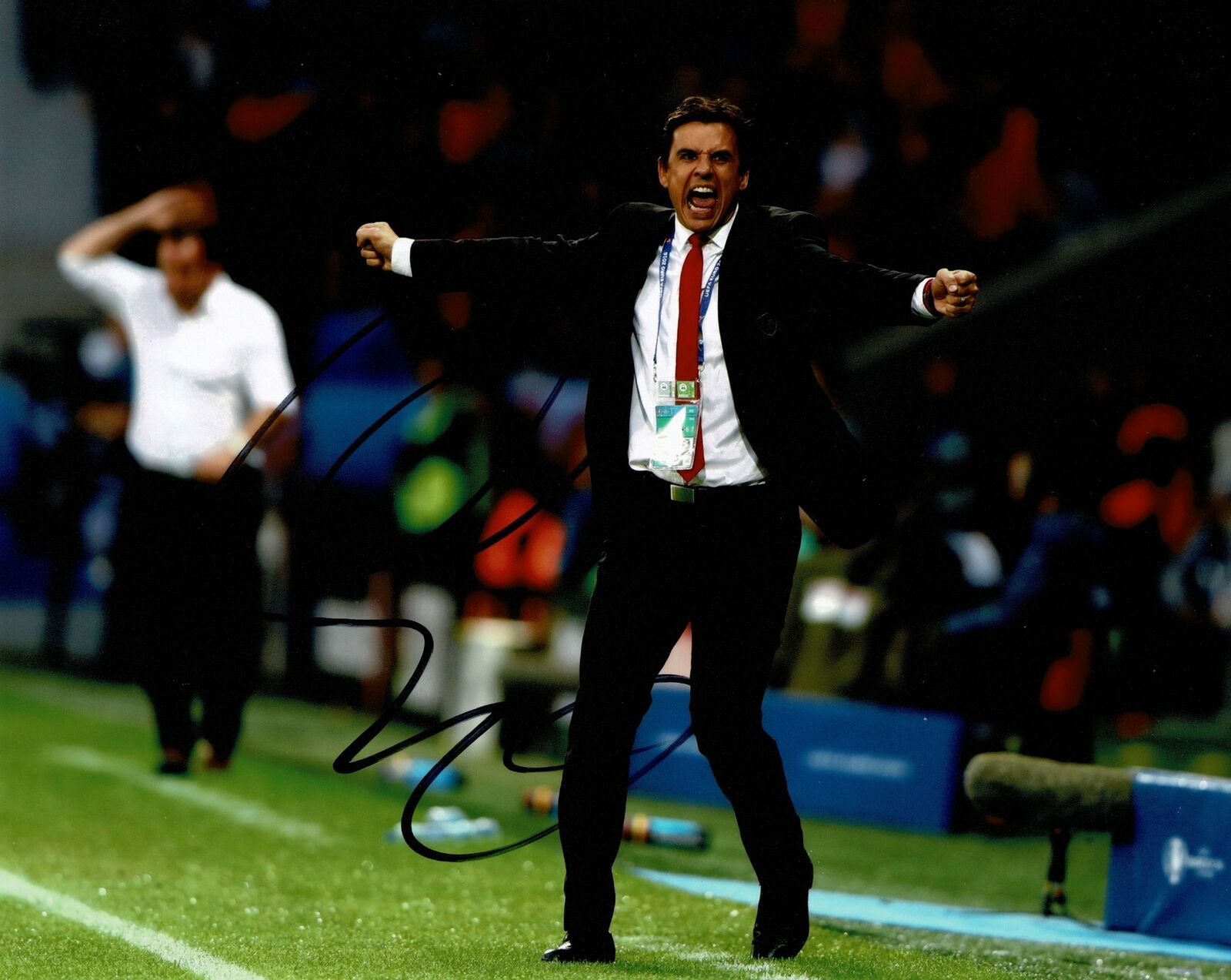 Chris Coleman Signed 10X8 Photo Poster painting WALES EUROS 2016 AFTAL COA (1276)