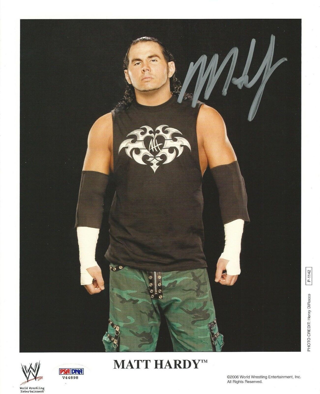 Matt Hardy Signed 8x10 Photo Poster painting PSA/DNA COA WWE 2006 Promo Picture Autograph TNA