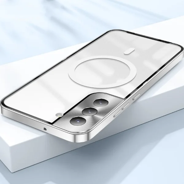 Suitable for Samsung S22/S21 ultra-thin metal magnetic mobile phone case